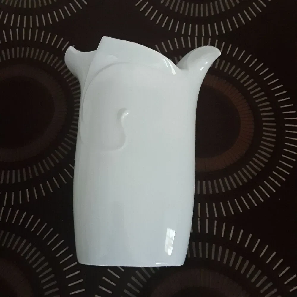 Dansk International Bird Vase White Japandi Scandinavian Modern